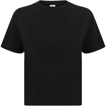 Abbigliamento Donna T-shirts a maniche lunghe Skinni Fit Cropped Boxy Nero