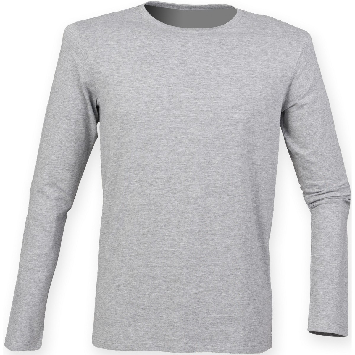 Abbigliamento Uomo T-shirts a maniche lunghe Skinni Fit SF124 Grigio
