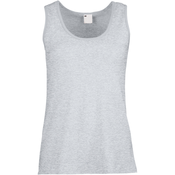 Abbigliamento Donna Top / T-shirt senza maniche Universal Textiles Fitted Grigio