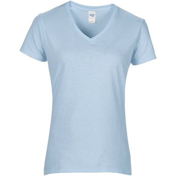Abbigliamento Donna T-shirts a maniche lunghe Gildan GD015 Blu