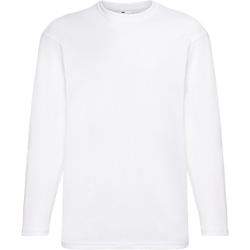 Abbigliamento Uomo T-shirts a maniche lunghe Universal Textiles 61038 Bianco