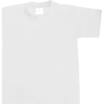 Abbigliamento Unisex bambino T-shirt maniche corte B And C Exact 190 Bianco