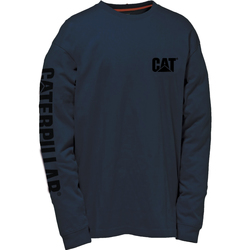 Abbigliamento Uomo T-shirts a maniche lunghe Caterpillar FS1589 Blu