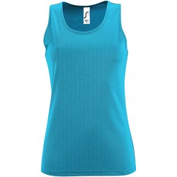 Abbigliamento Donna Top / T-shirt senza maniche Sols 2117 Blu