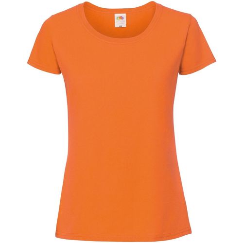 Abbigliamento Donna T-shirts a maniche lunghe Fruit Of The Loom SS424 Arancio