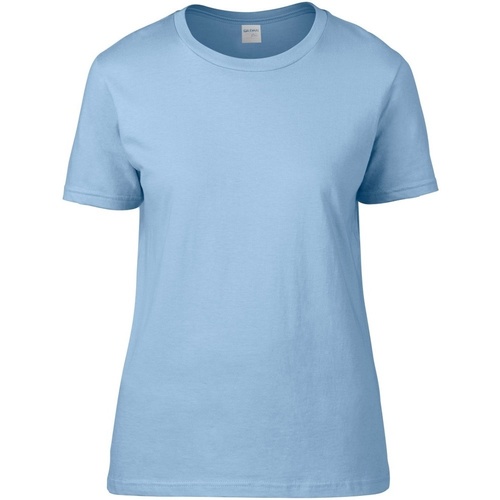 Abbigliamento Donna T-shirts a maniche lunghe Gildan 4100L Blu