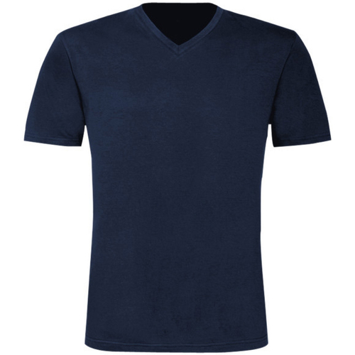 Abbigliamento Uomo T-shirt maniche corte B And C TU006 Blu