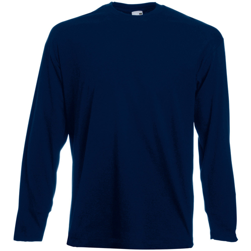 Abbigliamento Uomo T-shirts a maniche lunghe Universal Textiles 61038 Blu