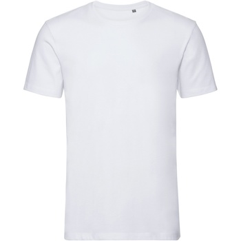 Abbigliamento Uomo T-shirts a maniche lunghe Russell R108M Bianco