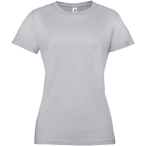 Abbigliamento Donna T-shirt maniche corte Sols Regent Grigio