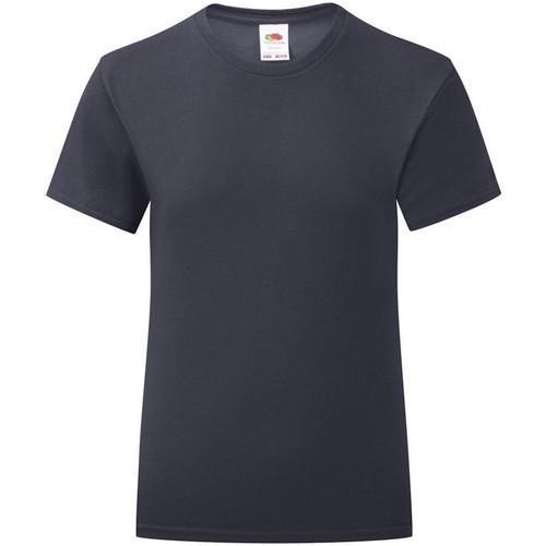 Abbigliamento Bambina T-shirts a maniche lunghe Fruit Of The Loom 61025 Blu
