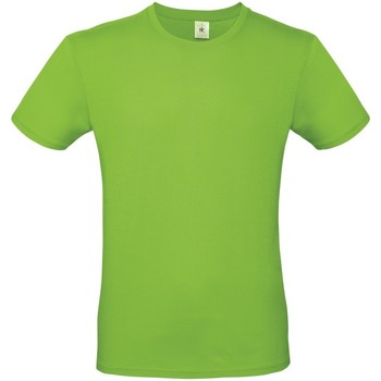 Abbigliamento Uomo T-shirts a maniche lunghe B And C TU01T Verde
