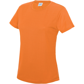 Abbigliamento Donna T-shirts a maniche lunghe Awdis Cool Arancio