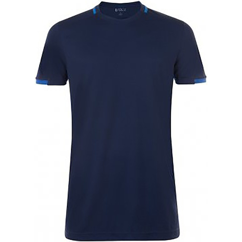 Abbigliamento Uomo T-shirt & Polo Sols 01717 Blu