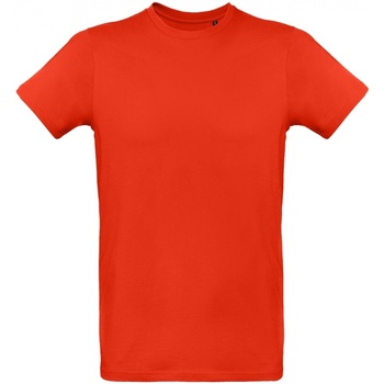 Abbigliamento Uomo T-shirts a maniche lunghe B And C TM048 Rosso