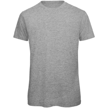 Abbigliamento Uomo T-shirts a maniche lunghe B And C TM042 Grigio