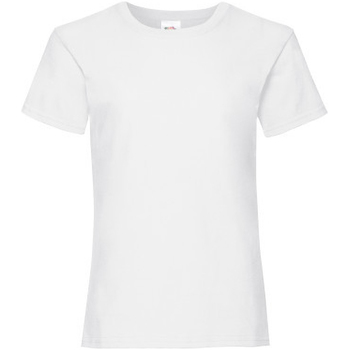 Abbigliamento Bambina T-shirt maniche corte Fruit Of The Loom 61005 Bianco