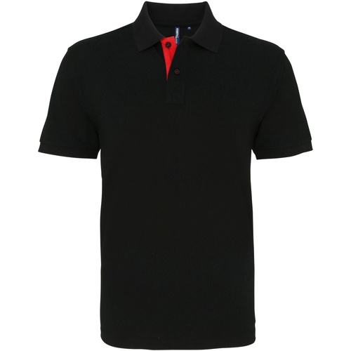 Abbigliamento Uomo T-shirt & Polo Asquith & Fox AQ012 Nero