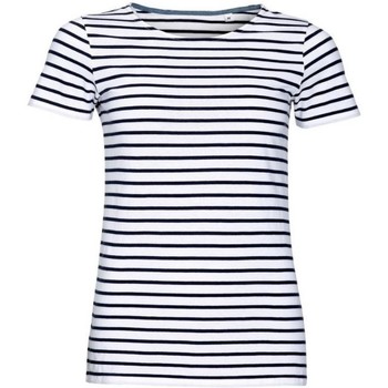 Abbigliamento Donna T-shirt maniche corte Sols 01399 Bianco