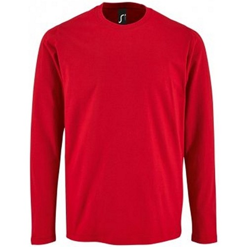 Abbigliamento Uomo T-shirts a maniche lunghe Sols 2074 Rosso