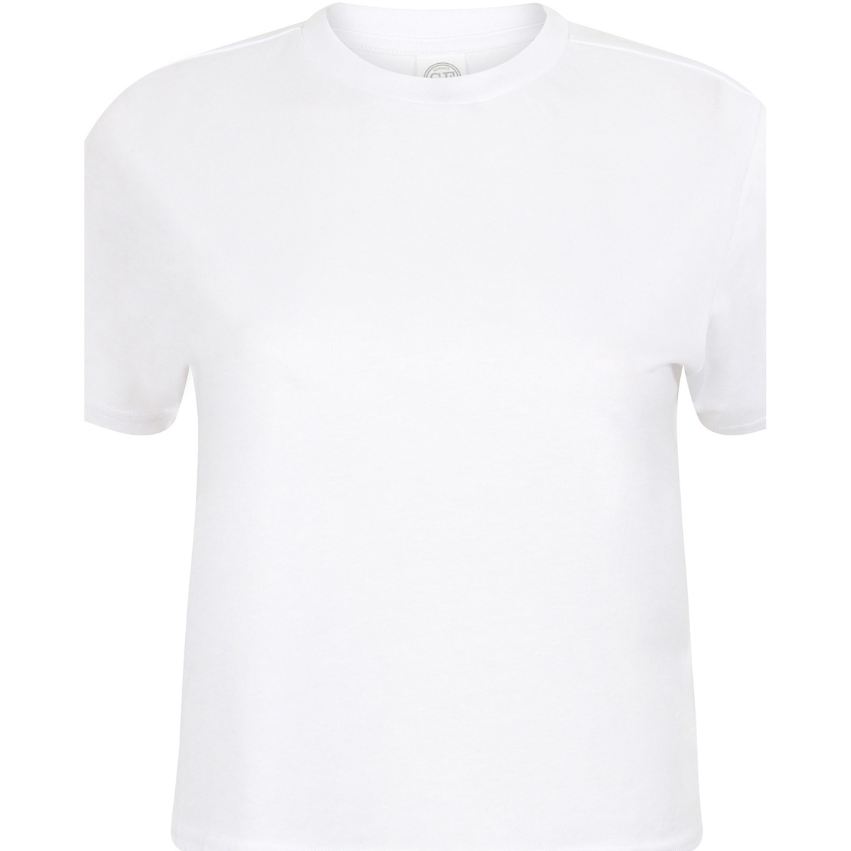 Abbigliamento Donna T-shirts a maniche lunghe Skinni Fit Cropped Boxy Bianco