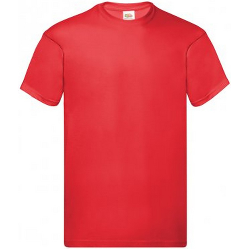 Abbigliamento Uomo T-shirt maniche corte Fruit Of The Loom SS12 Rosso