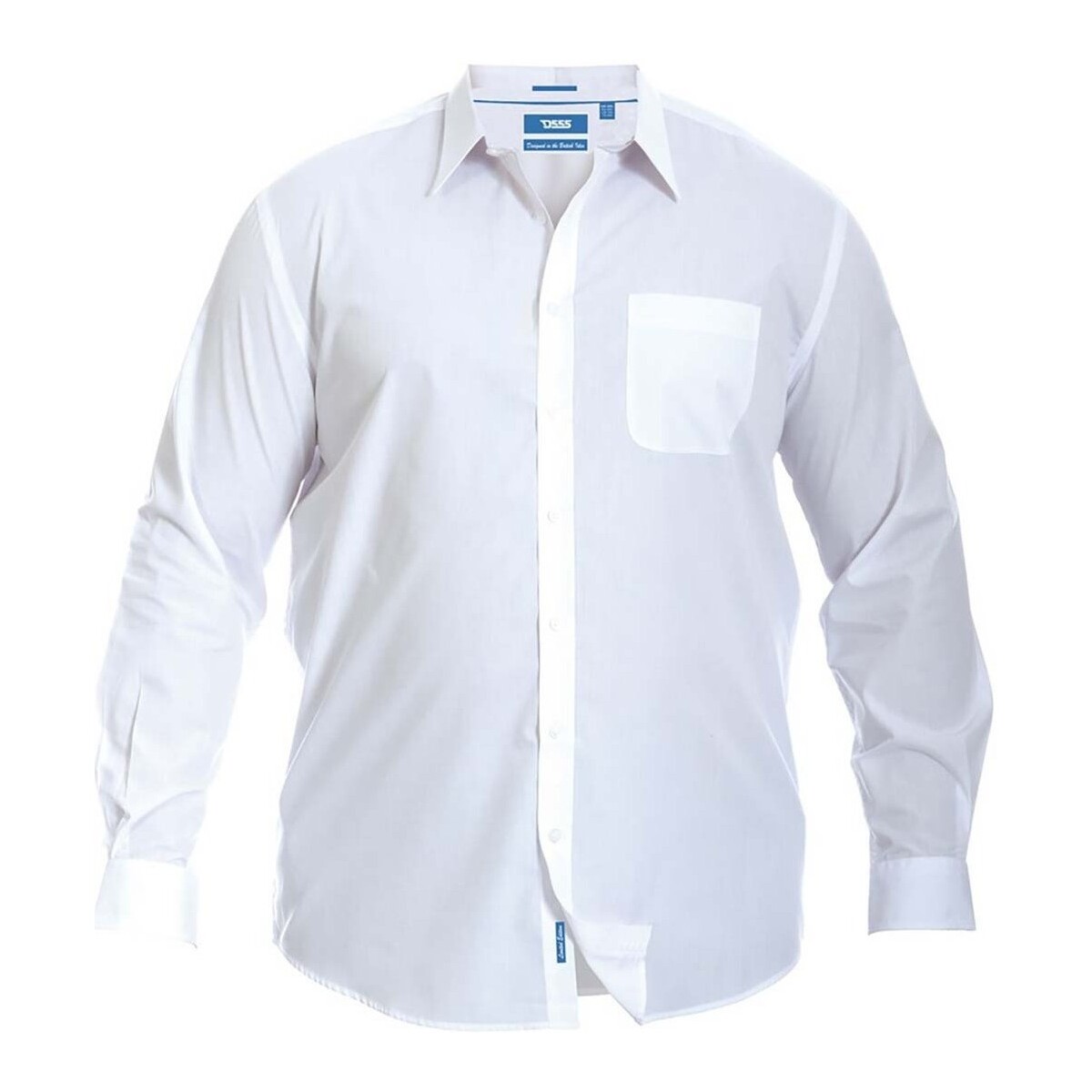 Abbigliamento Uomo Camicie maniche lunghe Duke Aiden Bianco