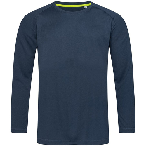 Abbigliamento Uomo T-shirts a maniche lunghe Stedman AB344 Blu