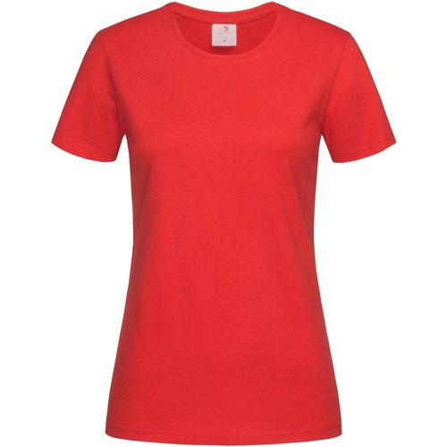 Abbigliamento Donna T-shirts a maniche lunghe Stedman AB278 Rosso