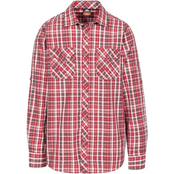 Abbigliamento Uomo Camicie maniche lunghe Trespass Collector Rosso