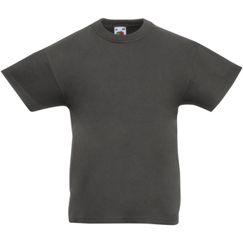 Abbigliamento Unisex bambino T-shirt maniche corte Fruit Of The Loom 61019 Grigio