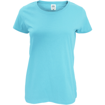 Abbigliamento Donna T-shirt maniche corte Fruit Of The Loom 61420 Blu
