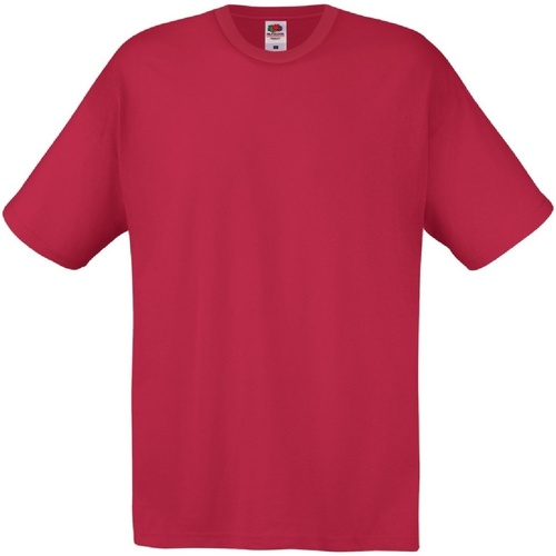 Abbigliamento Uomo T-shirt maniche corte Fruit Of The Loom 61082 Rosso