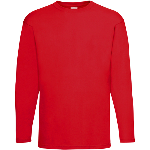 Abbigliamento Uomo T-shirts a maniche lunghe Universal Textiles 61038 Rosso