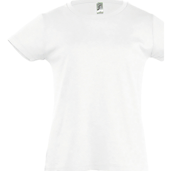 Abbigliamento Bambina T-shirt maniche corte Sols Cherry Bianco