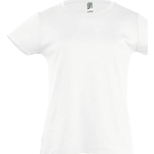 Abbigliamento Bambina T-shirt maniche corte Sols Cherry Bianco