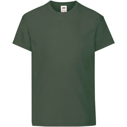 Abbigliamento Unisex bambino T-shirt maniche corte Fruit Of The Loom 61019 Verde