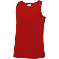Abbigliamento Unisex bambino T-shirts a maniche lunghe Awdis JC007B Rosso