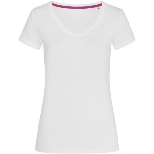 Abbigliamento Donna T-shirts a maniche lunghe Stedman Stars Megan Bianco