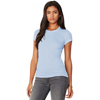 Abbigliamento Donna T-shirts a maniche lunghe Bella + Canvas BE048 Blu