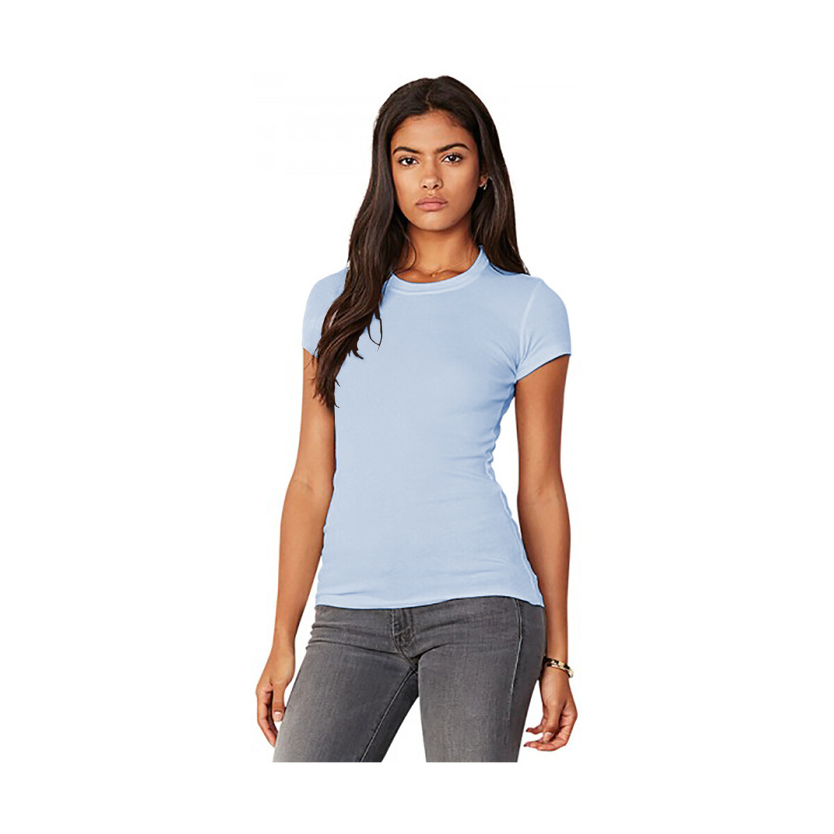 Abbigliamento Donna T-shirts a maniche lunghe Bella + Canvas BE048 Blu