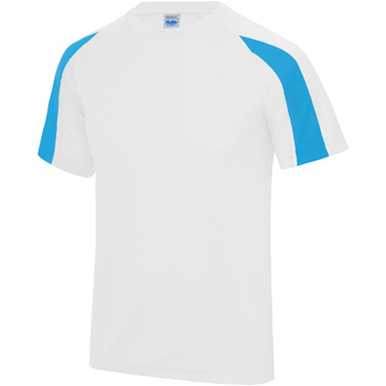 Abbigliamento Uomo T-shirts a maniche lunghe Just Cool JC003 Bianco