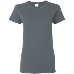 Abbigliamento Donna T-shirt maniche corte Gildan Missy Fit Grigio