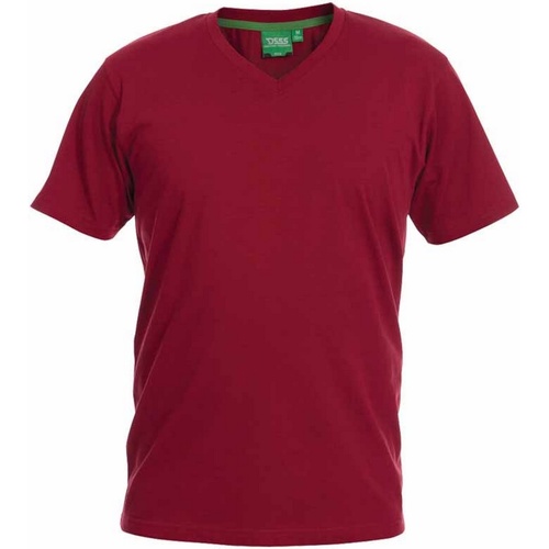 Abbigliamento Uomo T-shirts a maniche lunghe Duke DC184 Rosso