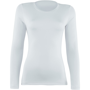 Abbigliamento Donna T-shirts a maniche lunghe Rhino  Bianco
