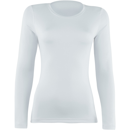 Abbigliamento Donna T-shirts a maniche lunghe Rhino RW7018 Bianco