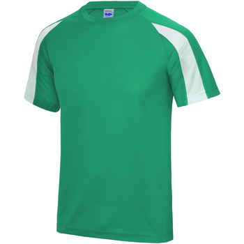 Abbigliamento Uomo T-shirts a maniche lunghe Just Cool JC003 Verde