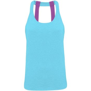Abbigliamento Donna Top / T-shirt senza maniche Tridri Double Strap Blu