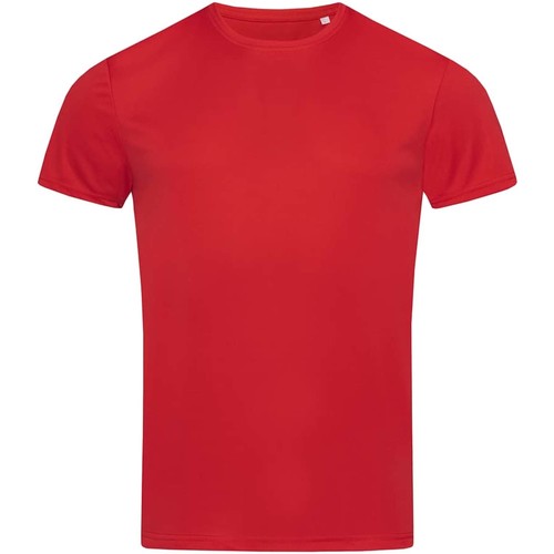 Abbigliamento Uomo T-shirts a maniche lunghe Stedman AB332 Rosso