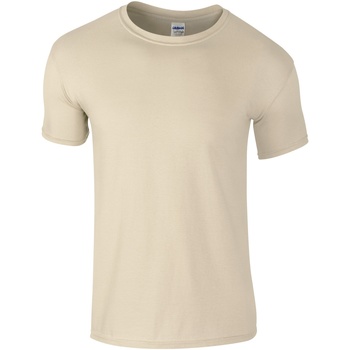 Abbigliamento Uomo T-shirt maniche corte Gildan Soft-Style Beige